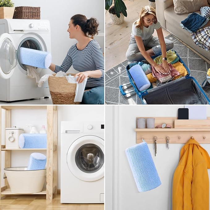Aship Shoe Washing Machine Bag, Laundry Shoe Bag for Washer and Dryer - Reusable Shoes Cleaning Bag for Sneakers,Tennis Shoes, 360° Deep Cleaning With Self-locking Zipper for All Shoe Sizes - Blue,1PC