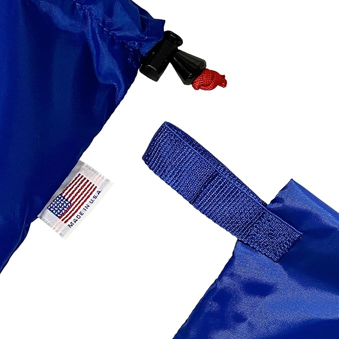 blubag Reusable Recycling Bag, 13-Gal Tall Kitchen, basic edition – Paracord Drawstring, Cinch Hardware, Dump Handle, 1-Pack