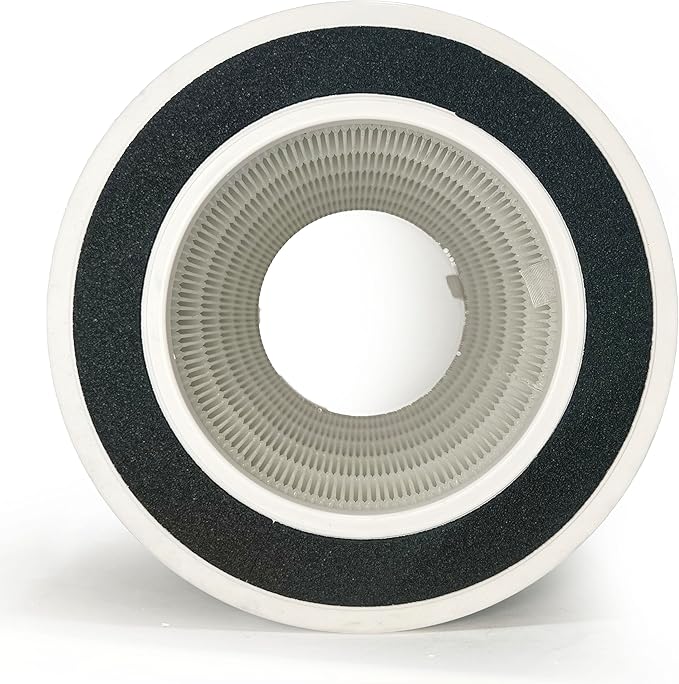 Nispira 2-Pack HP201 HP202 HC501 Filter Replacement For Shark NanoSeal Air Purifier MAX HP200 Series HC502 Size 8.68" x 8.68" x 12.1"
