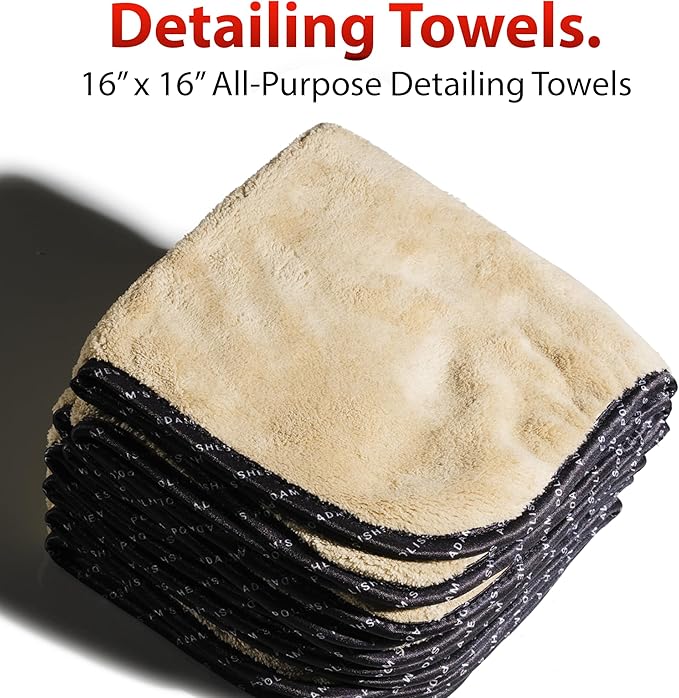 Adam's Polishes Car Detailing Towels (6-Pack)
