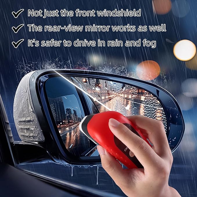 2Pack Automotive Oil Film Cleaning Brush for Car Windows, Glass Cleaning Board, Oil Film Brush Improves Clarity and Visibility, Car Glass O il Film Remover