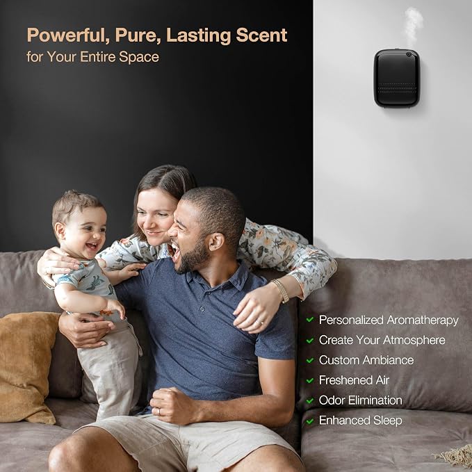 Smart Scent Air Machine ANW Black + 400mL Replacement Bottle