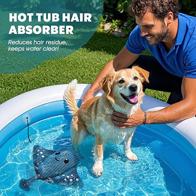 3-Pack Hot-Tub-Scum-Absorber-Devilfish-Hot-Tub-Floating-Sponge-Scum-Remover Reusable-Scum-Bug-Hot-Tub-Oil-Scum-Absorbing-Sponge for Keep Water Cleaner Spa & Pool Bath