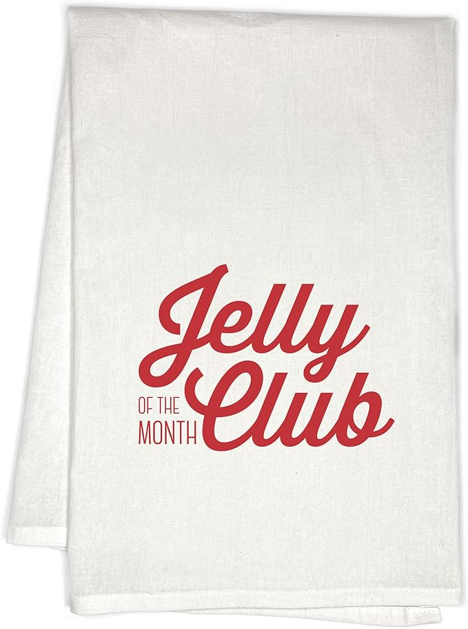 Christmas Kitchen Towels - Set of 4 Holiday Flour Sack Dishcloths – Jolliest Bunch of A-Holes, Jelly of The Month Club, It’s a Bit Nipply, Hallelujah Holy Sh*t