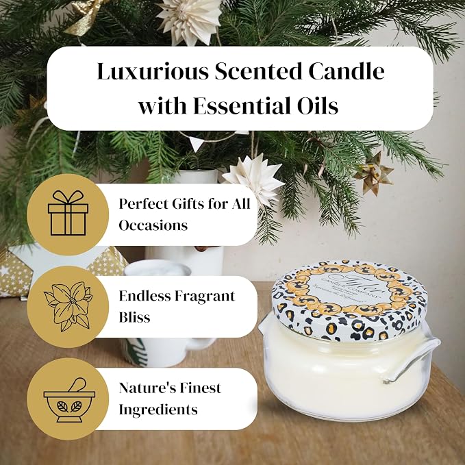 Worldwide Nutrition Bundle: Tyler Candle Company Regal Scent Jar Candle - Luxurious Scented Candle with Essential Oils - Long Burning 22 oz Extra Large Candle and Multi-Purpose Key Chain