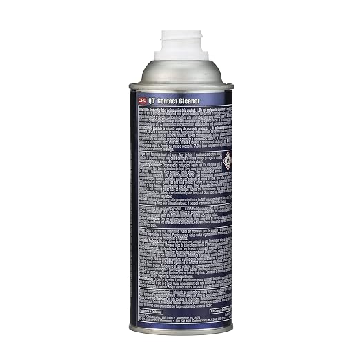CRC 2133 QD Plastic Safe Liquid Contact Cleaner, 14 fl oz Non-Aerosol Spray Can, Clear