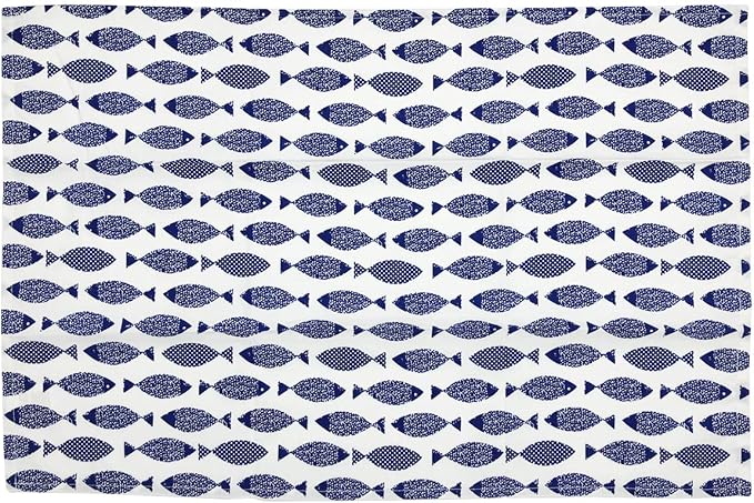 Wrapables® 100% Cotton Kitchen Dish Towels (Set of 3), Fish