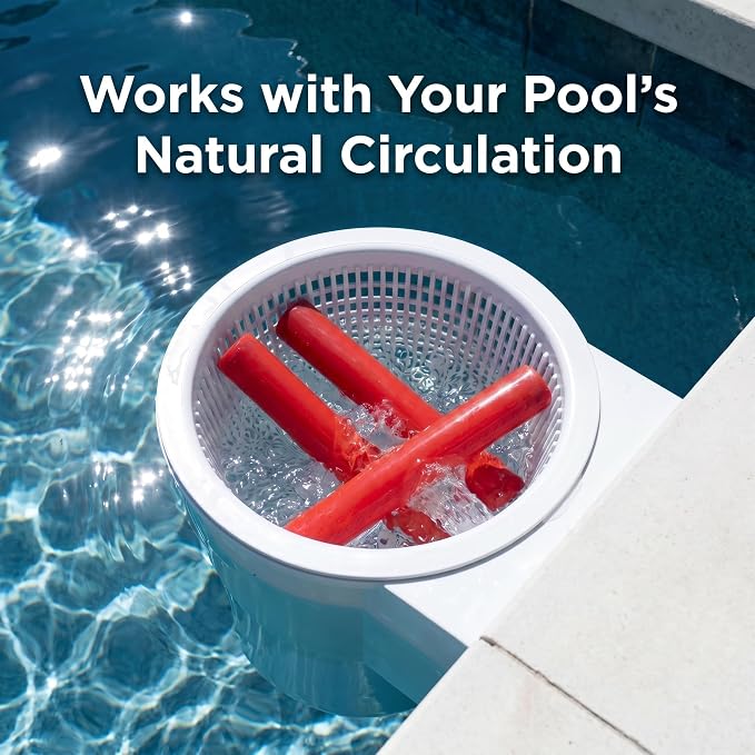 Waters Choice Buzz Off Pool Water Conditioner 2 Tubes, 3.04 oz | Skimmer basket drop-in treatment without added harsh chemicals. Evaporating ionic shield lasts an entire outdoor season