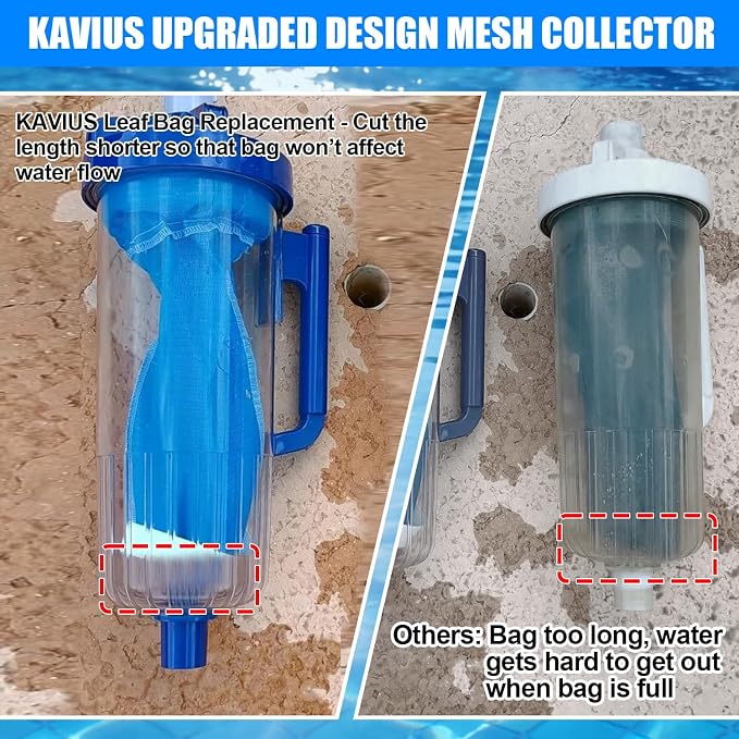 AXW538 Pool Leaf Canister Permanent Bag Upgraded Heavy Duty Mesh Bag Replacement SW-10-538 Compatible with Hayward W530 Series Pool Leaf Canister