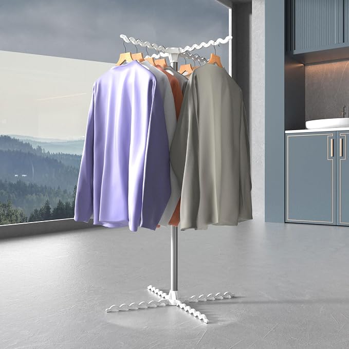 Portable Dryer, 46Inch-1000W Portable Clothes Dryer for Apartments, Portable Dryers Machine with Storage Bag, Mini Clothes Dryers for Travel, Home, RVs