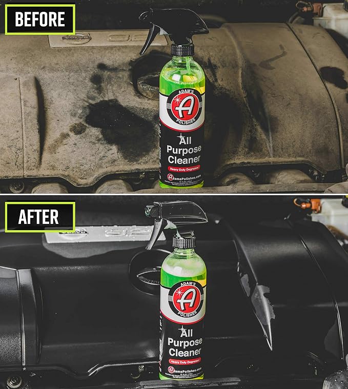 Adam's Polishes All Purpose Cleaner (Gallon) - Professional Heavy Duty Industrial Cleaner & Degreaser | Cuts Heavy Grease & Tar | Car Detailing, Tire Cleaner, Engine Cleaner, Wheel Cleaner