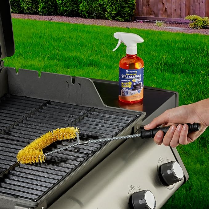 Mr. Bar-B-Q U-Shaped Grill Brush Powered by Scrub Daddy