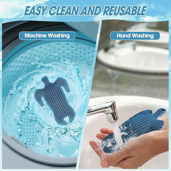 Hot Tub Scum Absorber, Hot Tub Accessories, Spa & Pool Scum Eliminating Balls,Hot Tub Scum Sponge for Hot Tub Oil Absorbing Sponge for Hot Tub Skimmer, Hot Tub Sponge Scum Remover (Turtle)