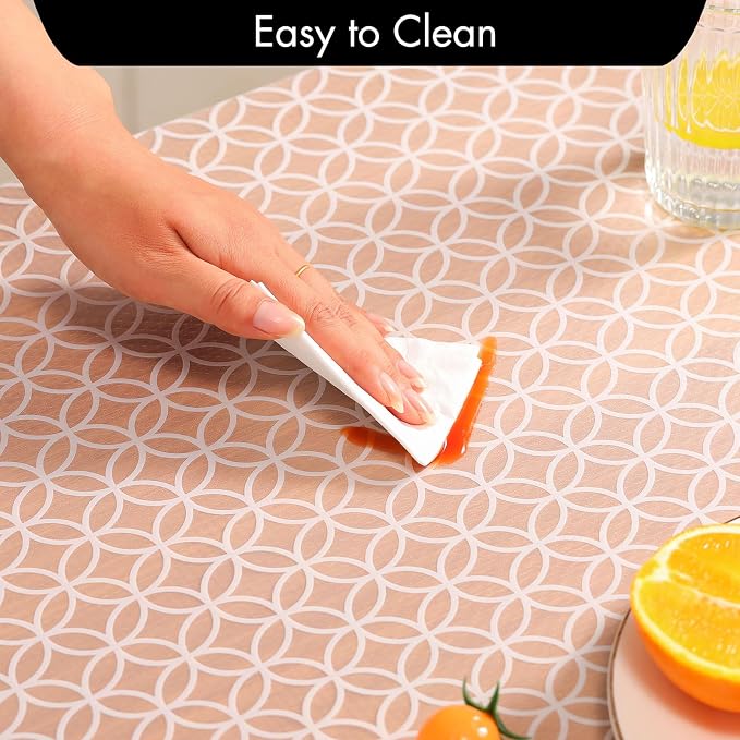 Cooyes Shelf and Drawer Liner for Kitchen Cabinets – Non-Adhesive, Waterproof, Non-Slip Cabinet Liners for Scratch Protection, Desk, Refrigerator, Shelves, Drawers with Modern Pattern