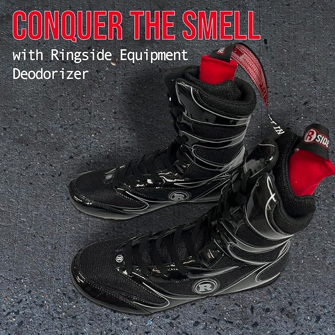 Ringside Equipment Deodorizer, Absorbs Unwanted Moisture, Odor Eliminator for Gym Bag, Bowling Bag, and Boxing Gloves, Shoe Deodorizer for Boxing and All Sports, Boxing Equipment, Sandal Wood