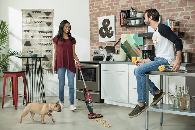 Dirt Devil 3-in-1 Versa Stick Vacuum Cleaner, Lightweight, Rechargeable, Ideal for Pet Hair, Dog Beds, Stairs, and More, Cordless Vacuum Cleaners for Home Use