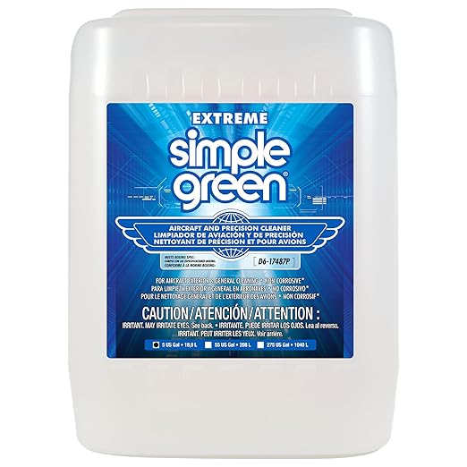Simple Green 13405 Extreme Aircraft and Precision Cleaner, 5 Gallon Bottle