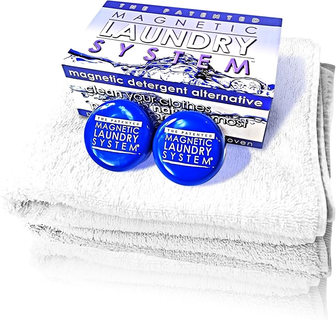 The Original MLS Laundry System – Patented and Proven Magnetic Laundry Detergent Alternative | Powder and Liquid Chemical-Free, Clear Scent, Sensitive Skin, Non-Toxic and Eco-Friendly