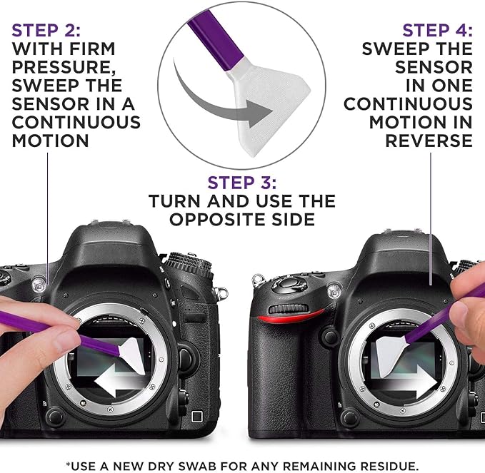 Altura Photo Camera Cleaning Kit - Full Frame Lens & Sensor Cleaner with All-Natural Solution, 24mm Factory-Sealed Swabs, Pen, Blower, Brush, Cloths & Hard Case for Canon Nikon Sony DSLR Mirrorless