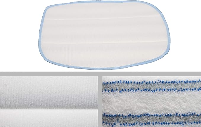 Microfiber Scrubbing Mop Pads Fit for McCulloch MC1375, MC1385 Steam Cleaner, Compatiable with McCulloch A1375-101(Pack of 12)