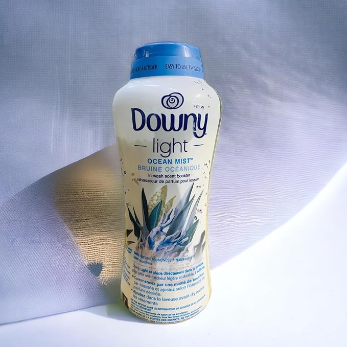 Downy Light In-Wash Scent Booster Beads, Ocean Mist (34 oz.), 1 Count (Pack of 1)