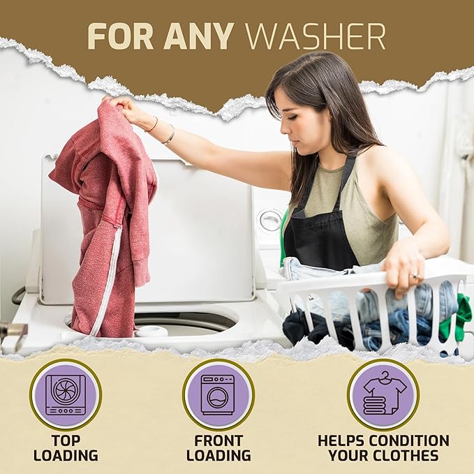 RAW BASICS Scent Boosters for Washer, Lavender Aroma, and Laundry Detergent Sheets, Ocean Breeze Scent