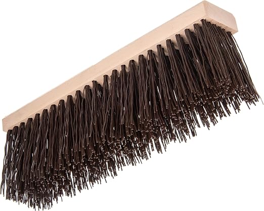 SPARTA Flo-Pac Floor Brush Heavy Sweep for Cleaning, 18 Inches, Brown, (Pack of 6)