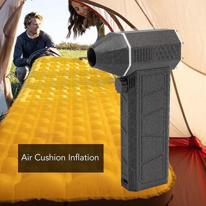 Dry Blower, 200000RPM Adjustable, Electric Mini Air Duster, Rechargeable Blower, Handheld Cleaner for Computer Keyboard, Car, Camping, Home, Drying