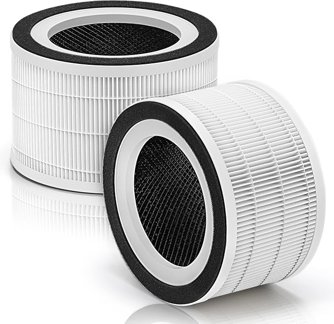 Fillo Replacement Filters Compatible with Afloia Air Filter Replacement Fillo/Halo and Mooka Allo Air Filter, Match ASIN: B088FHCS83/B07JG1R2GB/B09M799DT4/B07WR2CT7V, 2 Packs