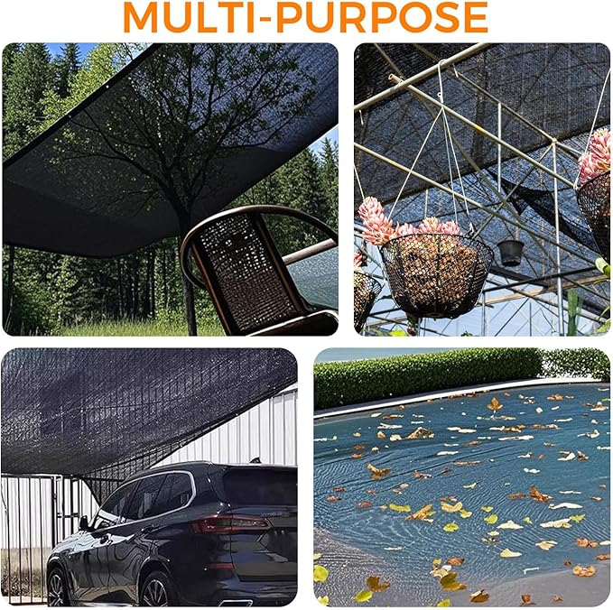 20x40 FT Pool Leaf Cover for Inground and Above Ground Rectangle Swimming Pools Durable Mesh Pool Cover with Grommets,Pool Leaf Net for Leaf Protection.
