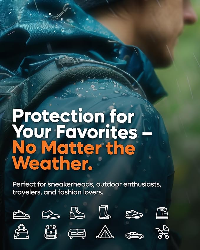 Collonil Carbon Pro L – Universal Shoe Protector Spray 10.1 fl oz – Waterproof & Stain-Resistant – PFAS-Free Suede Protector for Shoes, Boots, Backpacks, Jackets & Tents – Made in Germany