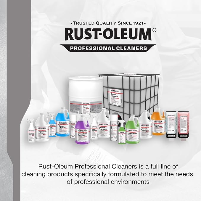 Rust-Oleum Professional Cleaners Foaming Cleaner Degreaser | 20oz Aerosol Can | Professional Strength | 6 Pack