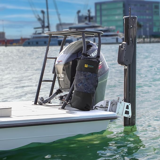Mangrove Products: Portable Boat Trash Can, Reusable Trash Bag, Boating Equipment, Boat Storage, Boat Accessories Marine, Pontoon Boat Accessories, Fishing, Sandbar, RV, or Camping