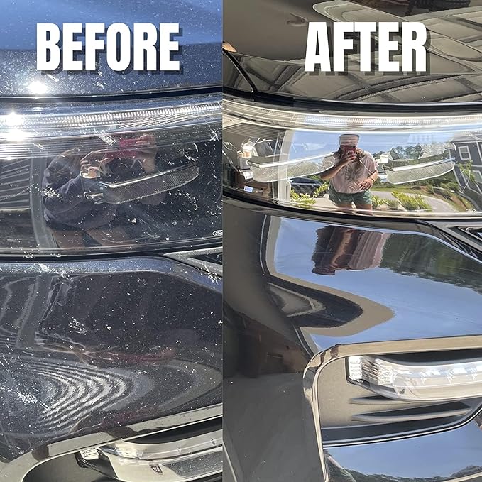 Bugz Out Car Bug Cleaner, Remover and Wash - Spray Bugs, Tar, Bird Poop Off Exterior of Car and Windshield. Remove Black Streaks Without Scratching or Removing Paint. 24 oz spray bottle with