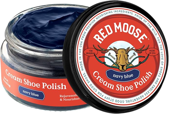 RED MOOSE Boots and Shoe Cream - Shoe Polish Kit for Leather - Shoes Shine - Made in the USA