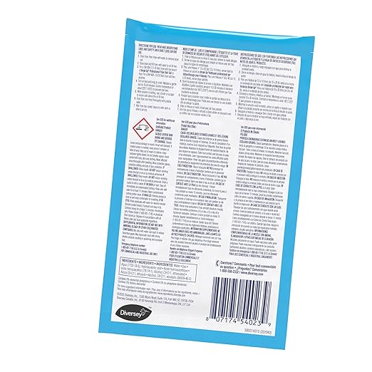 Diversey Break-Up Professional Fryer Boil-Out Cleaner Liquid, Heavy-Duty Deep Fryer Degreaser, Removes Carbonized Grease, Low-Foam Formula, 2 oz Packet
