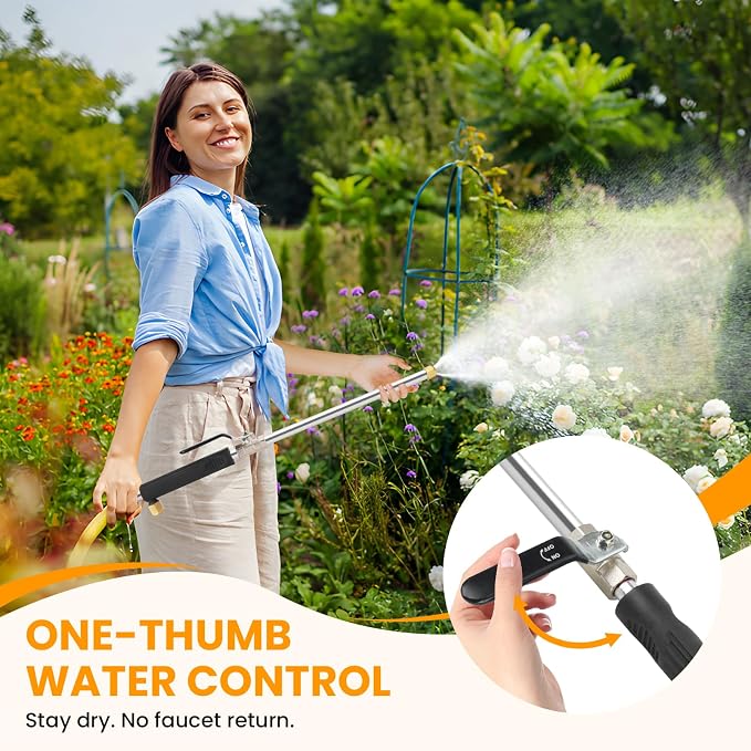Jet Nozzle for Garden Hose, High Pressure Washer Hose Nozzle, Power Washer Wand with 2 Different Nozzles /1
