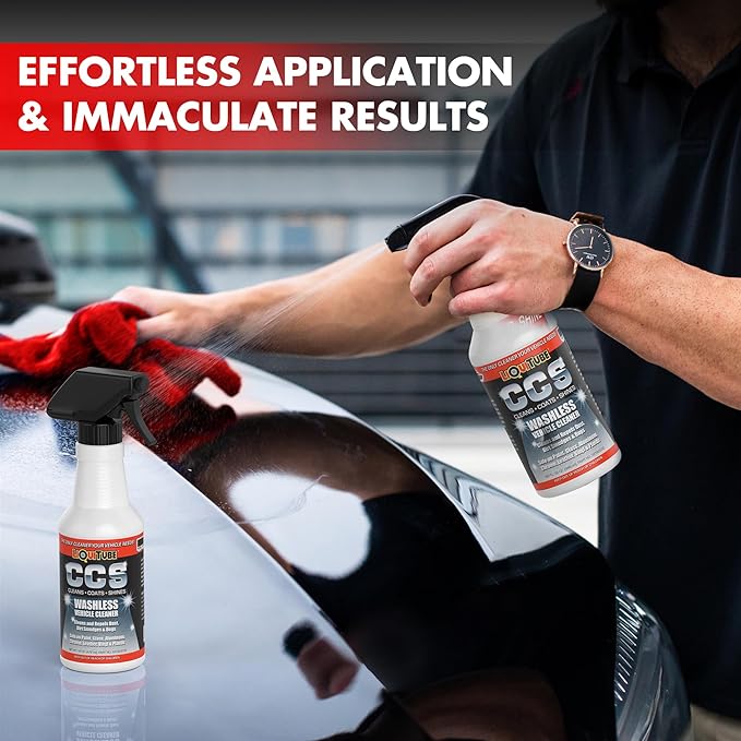 CCS Multi Surface Cleaner - Bug Remover for Motorcycles, Cars, Trucks, RVs, Boats - Polymer Chain Clear Coat Ceramic Alternative - Top Coat Shine and Protection Technology (CCS Starter Pack)