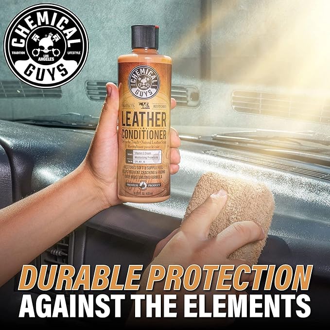Chemical Guys SPI_109_16 Leather Cleaner and Leather Conditioner Kit for Use on Leather Apparel, Furniture, Car Interiors & More & SPI_993_16 Nonsense All Surface Cleaner Safe, 16 fl. Oz, Unscented
