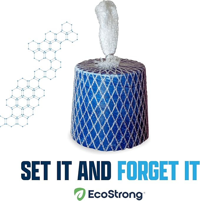 Eco Strong Commercial Grease Trap Treatment | Interceptor Grease Cleaner | Drop In Microbial Block Continually Digests Fats & Eliminate Odors (2 lbs)