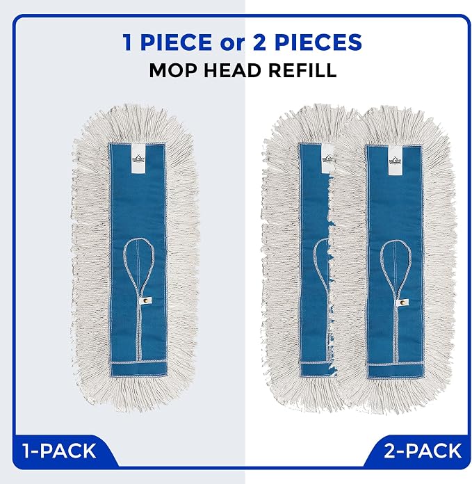Cotton Dust Mop Refill Ultimate by Nine Forty