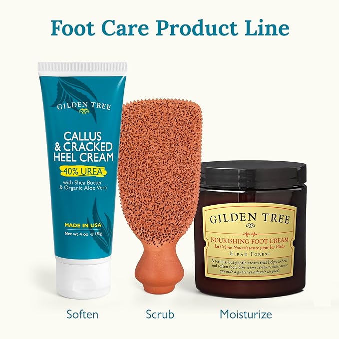 Urea Cream 40 Percent for Feet Maximum Strength Cracked Heel Treatment Foot Cream for Calluses and Dry Feet, Enriched with Shea Butter & Aloe for Moisturizing, Made in USA