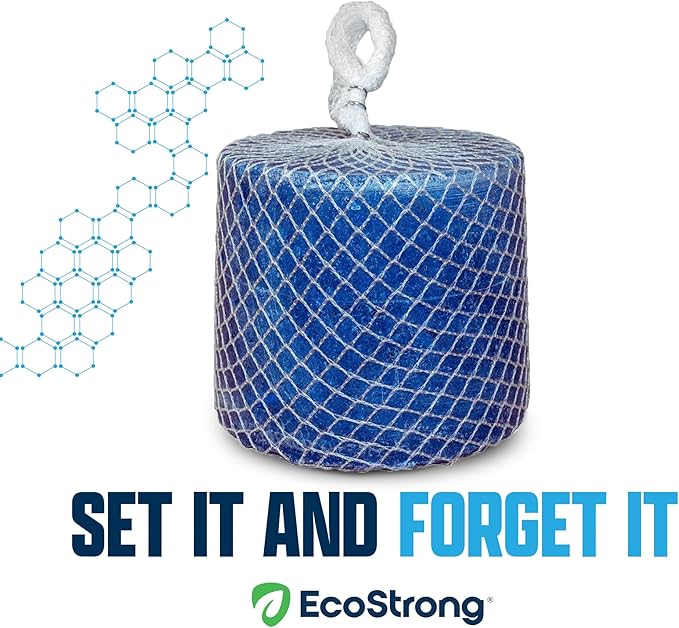 Eco Strong Commercial Grease Trap Treatment | Interceptor Grease Cleaner | Drop In Microbial Block Continually Digests Fats & Eliminate Odors (10 lbs)