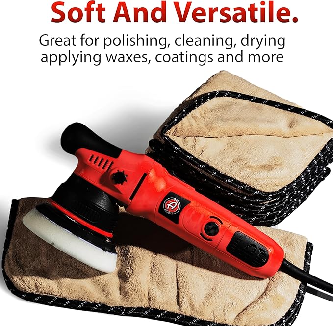 Adam's Polishes Car Detailing Towels (6-Pack)