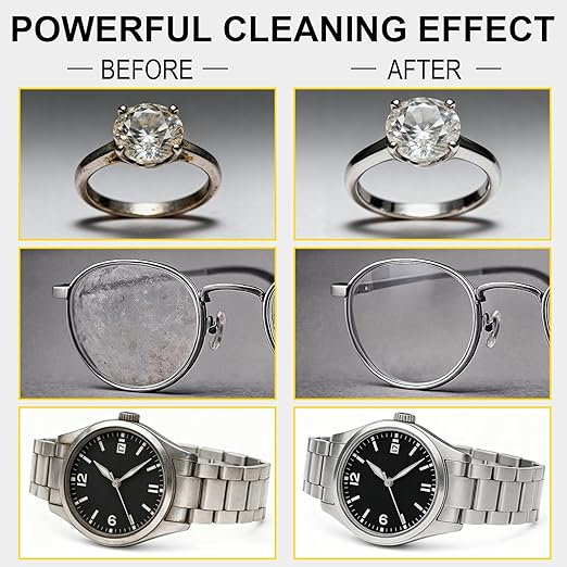 Commercial Ultrasound Cleaning Machine with Knob, 4L Professional Ultrasonic Cleaner, 40kHz with Heater and Timer for Tools, Jewelry, Watches, Glasses, Dentures, and Small Metal Parts
