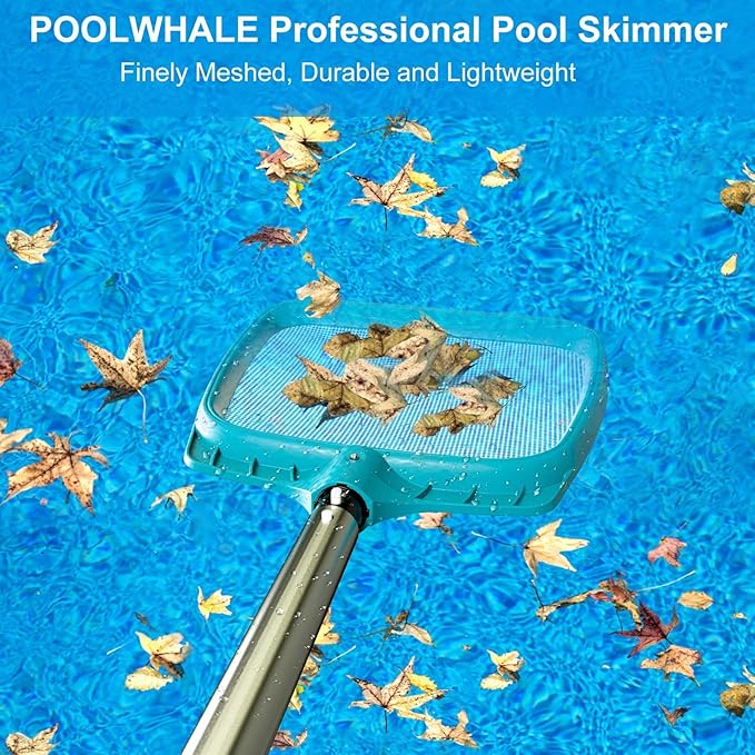 POOLWHALE Pool Skimmer & Pool Rake Net