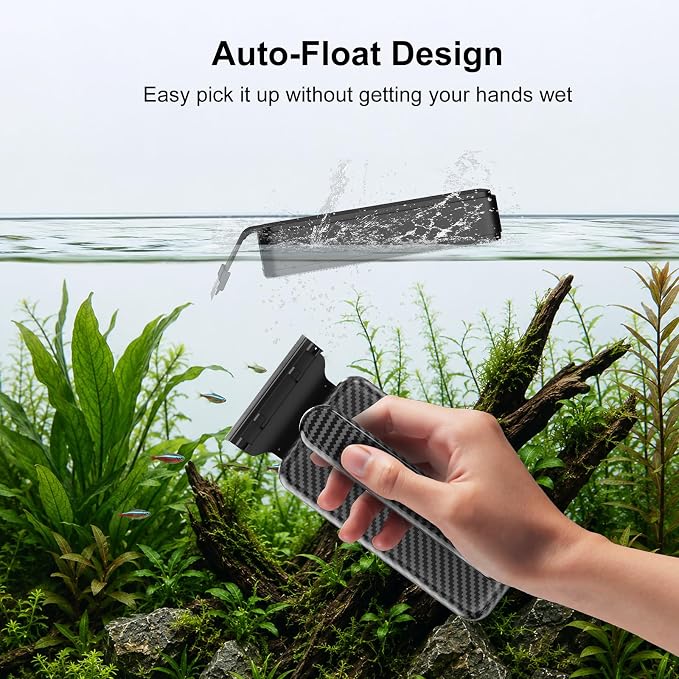 Aquarium Magnet Glass Cleaner（S） | Very magnetic，The handle is easy to grip，Easily Remove Stains，Dual-Sided Cleaning Surfaces，Self-floating Design