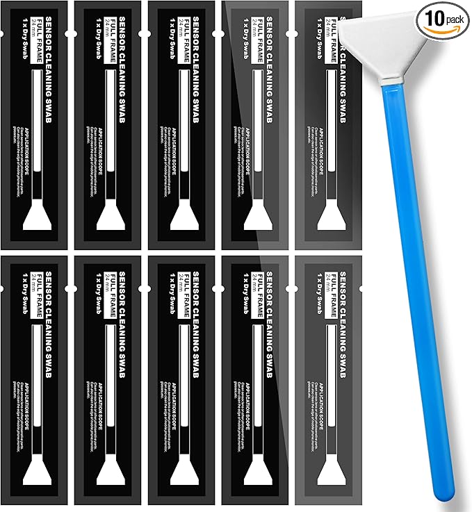 AAWipes Sensor Cleaning Swabs for Full Frame Sensor of DDR24 DSLR or SLR (10 Pack of 24mm Sensor Cleaning Swabs) Type (HCS-24-10)