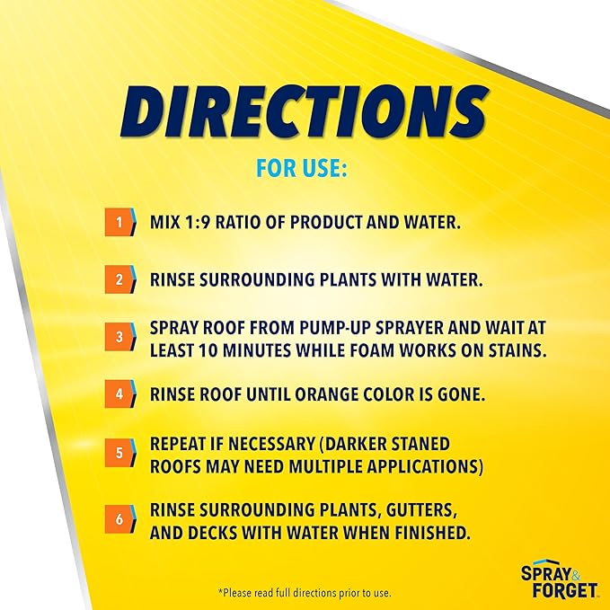 Spray & Forget 1-Gallon Concentrated Roof Cleaner