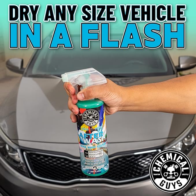 Chemical Guys CWS_801_16 After Wash Sprayable Gloss Boosting Car Wash Drying Aid (Helps Reduce Water Spots), 16 fl. Oz (Pack of 2)